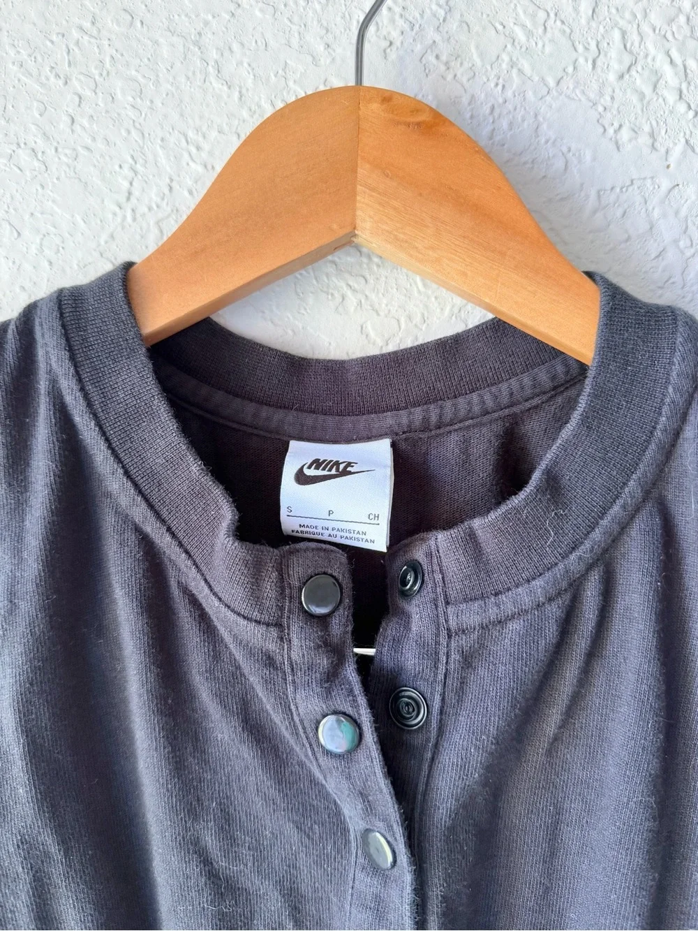 Nike Girls Black Athletic Snap Front Romper Sz S